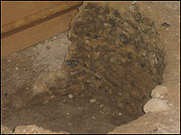 Flint-lined medieval well
