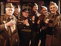 A scene from Dad's Army.