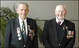 soldiers and clock