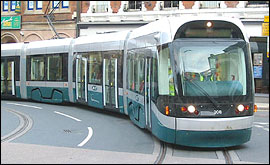 Nottingham tram