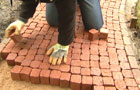 Building a bricked path