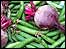 Peas and beetroot