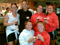 Toasting future success - The Caradon Ladies 