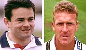 Will Carling and Alec Stewart