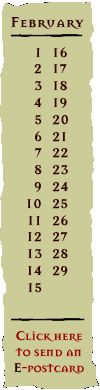 February calendar