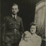 George, his wife Kathleen and their first son Gordon, 1944/5