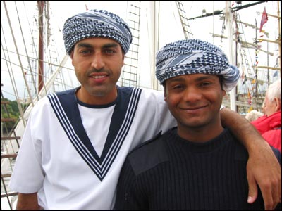 Two sailors from Oman