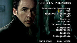 Identity DVD menu