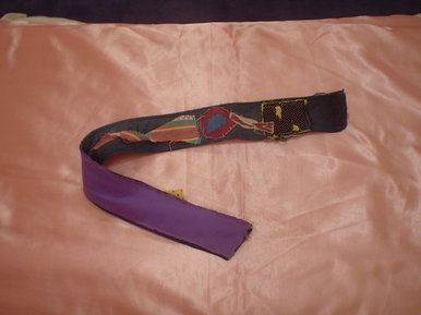 Snazzy purple denim