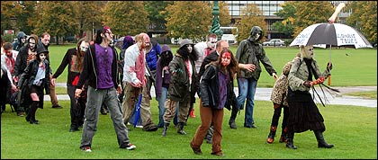 Filming Zombie Daytrip