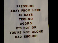 The set list
