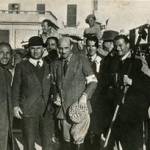 Mirano partizans in front of a white scout car, 2nd May 1945. I think the man in the scout car on the right is a Scot. Mirano partizans in front of a white scout car, 2nd May 1945. I think the man in the scout car on the right is a Scot.
