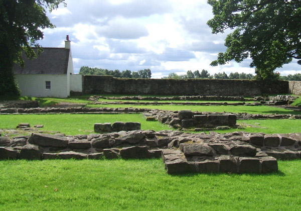 Abbey remains.