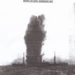This photograph was taken through the periscope of HMS Unison (Submarine).