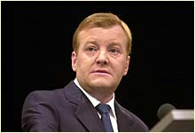 A photograph of Liberal Democrat Party Leader Charles Kennedy