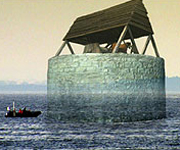 CGI showing the 240foot vertical offshore shaft