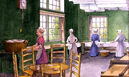 The laundry room