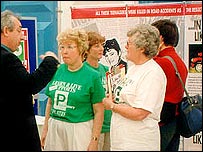 Vicki Stone (in the green, front and centre)