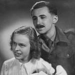 Wedding photograph of Desmond Henry and Louise Bayen, May 19, 1945, Brussels, Belgium. Wedding photograph of Desmond Henry and Louise Bayen, May 19, 1945, Brussels, Belgium.