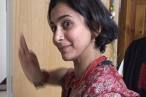 The spare room in Vidya's Portsmouth home provides a special retreat.