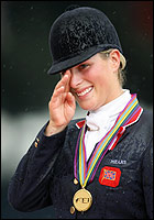 Zara Phillips wins gold in Germany 2006