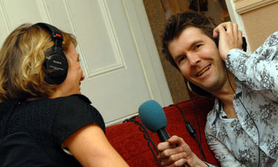 On the radio