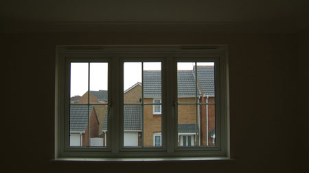 Show home window, Essex by Jo Broughton