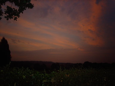 Autumn sunset