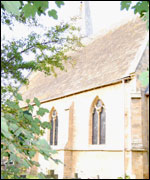 Naburn Church taken from the graveyard