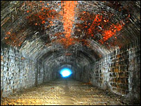 Rail tunnel underneath Harrogate