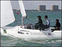 John Robertson and crew © Skandia Team GBR