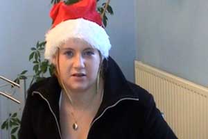 Kayleigh doesn't see her family at Christmas...