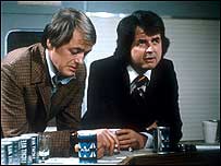 The likely lads share a drink