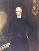 Portrait style painting of William Pitt the Younger