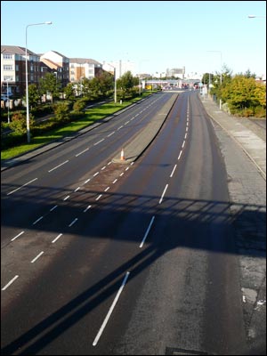 An empty Felling bypass 