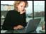 Woman using a laptop