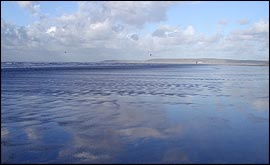 The beach at Westward Ho!