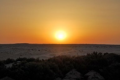 Sahara's sunset