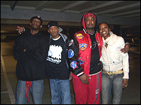 Miss C Brown and some hip hop artists