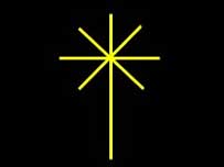 Christmas star graphic