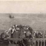 View from Thruster, approaching Salonika, 1944