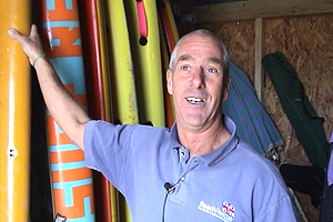 Paul's in his fifties and been surfing since he was a boy. He tells us how the sport has changed over the years.