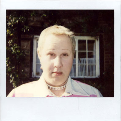 Matt Lucas make-up polaroid