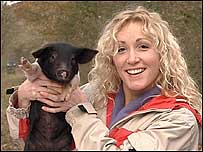 Kaddy and young pig