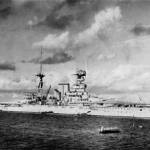 HMS Coventry on which John Brereton served as part of the Royal Marine detachment prior to 1942.