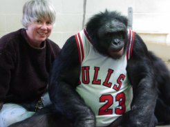 Sue Savage Rumbaugh and Kanzi