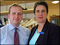 Rod Mason and Marie Atkins of Herbert Brown pawnbrokers