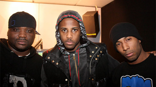 Fabolous in the studio