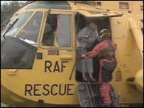 RAF rescue helicopter