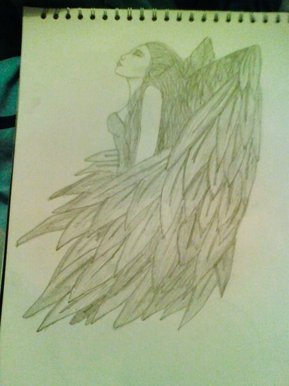 My angel drawing